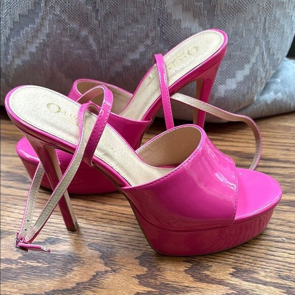 Olivia Ingrams Pink Platform Stiletto Heels.  Size 8.5 - Picture 1 of 6